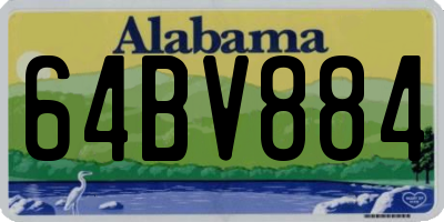 AL license plate 64BV884