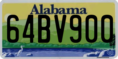 AL license plate 64BV900