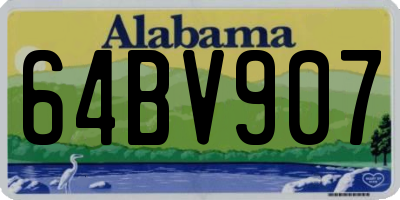 AL license plate 64BV907
