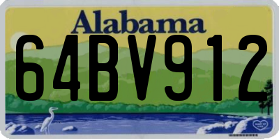AL license plate 64BV912