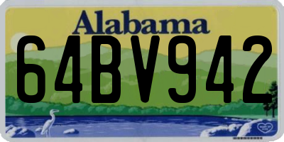 AL license plate 64BV942