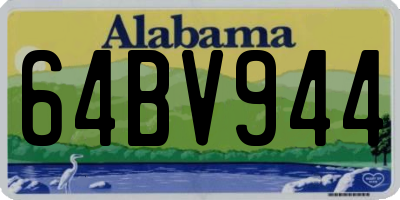 AL license plate 64BV944