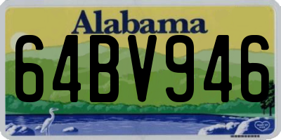 AL license plate 64BV946