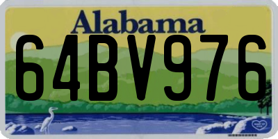 AL license plate 64BV976