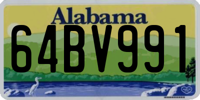 AL license plate 64BV991