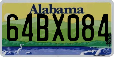 AL license plate 64BX084