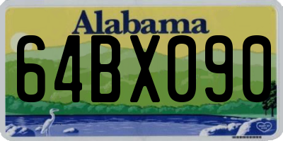 AL license plate 64BX090