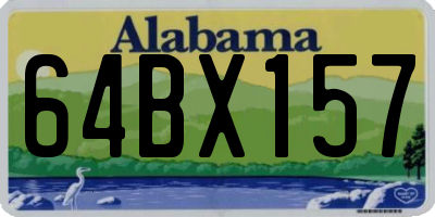 AL license plate 64BX157