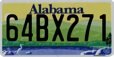 AL license plate 64BX271
