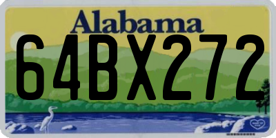 AL license plate 64BX272
