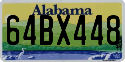 AL license plate 64BX448