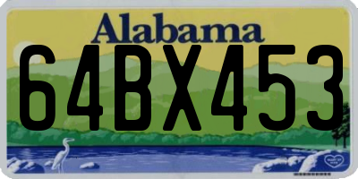 AL license plate 64BX453