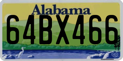 AL license plate 64BX466