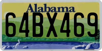 AL license plate 64BX469