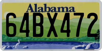 AL license plate 64BX472