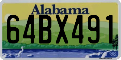 AL license plate 64BX491