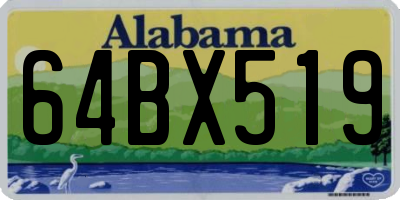 AL license plate 64BX519