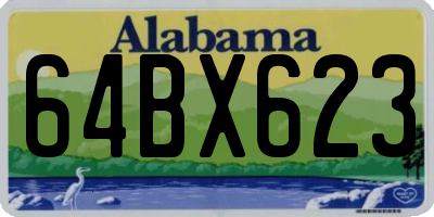 AL license plate 64BX623