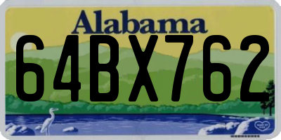 AL license plate 64BX762