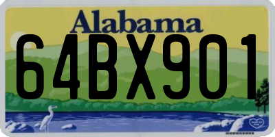 AL license plate 64BX901