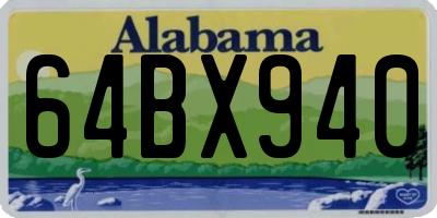 AL license plate 64BX940