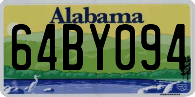 AL license plate 64BY094