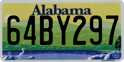 AL license plate 64BY297