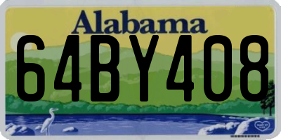 AL license plate 64BY408