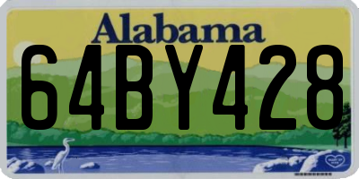AL license plate 64BY428