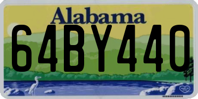 AL license plate 64BY440