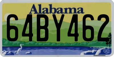AL license plate 64BY462