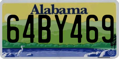 AL license plate 64BY469