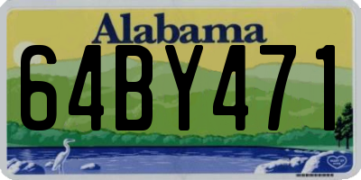 AL license plate 64BY471