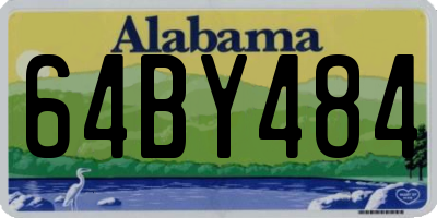 AL license plate 64BY484