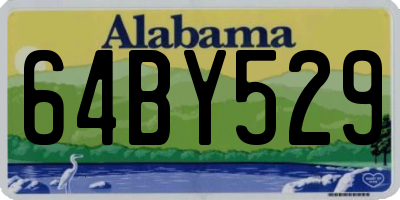 AL license plate 64BY529