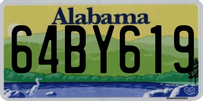 AL license plate 64BY619
