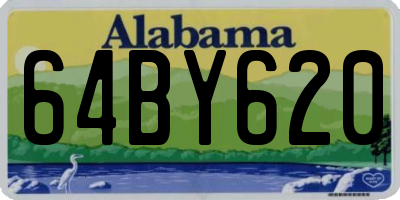 AL license plate 64BY620