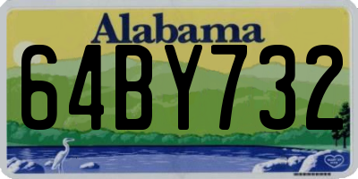 AL license plate 64BY732