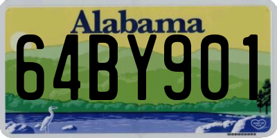 AL license plate 64BY901