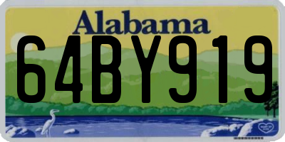 AL license plate 64BY919