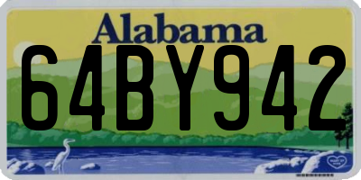 AL license plate 64BY942