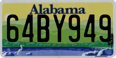 AL license plate 64BY949