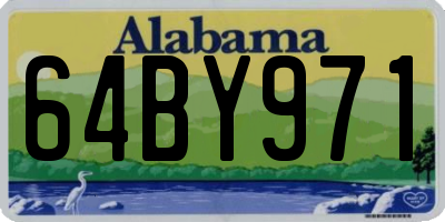 AL license plate 64BY971