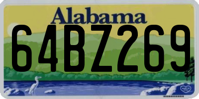 AL license plate 64BZ269