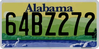 AL license plate 64BZ272