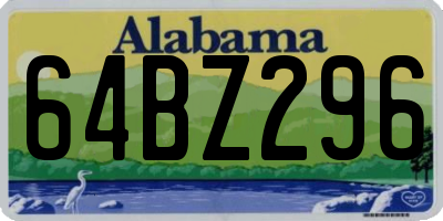 AL license plate 64BZ296