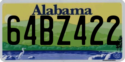 AL license plate 64BZ422