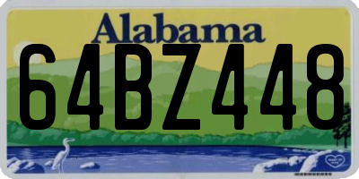 AL license plate 64BZ448