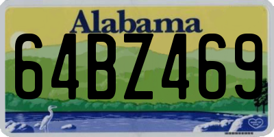 AL license plate 64BZ469