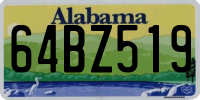 AL license plate 64BZ519
